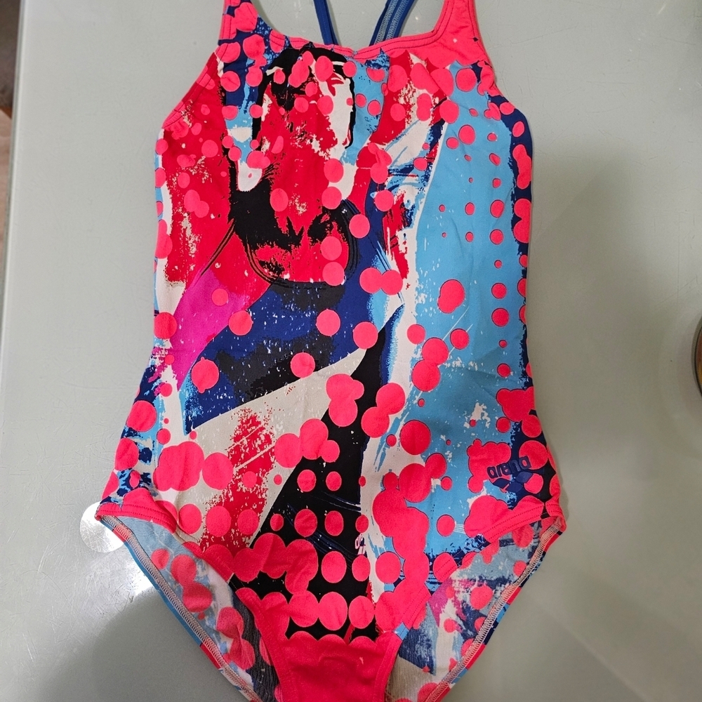 Barena Women's One Piece - Pink and Blue Pattern